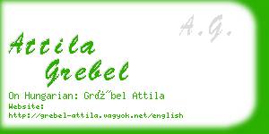 attila grebel business card